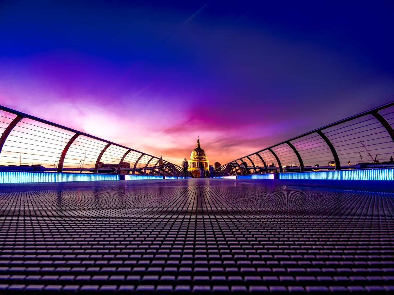 Purple Foot Bridge